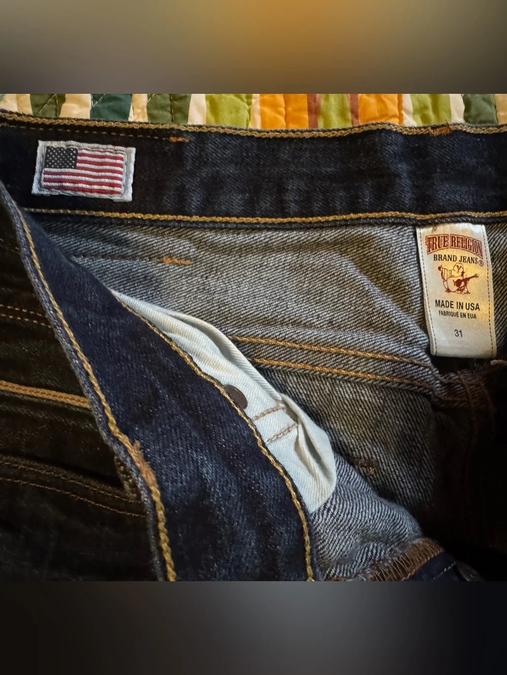 True Religion selvedge denim jeans